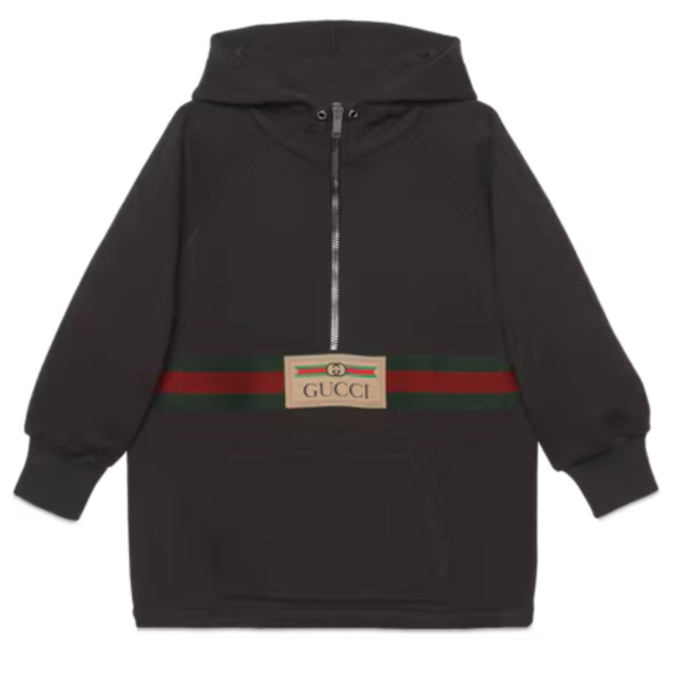 Gucci Kids dark grey jacket with logo authentic)